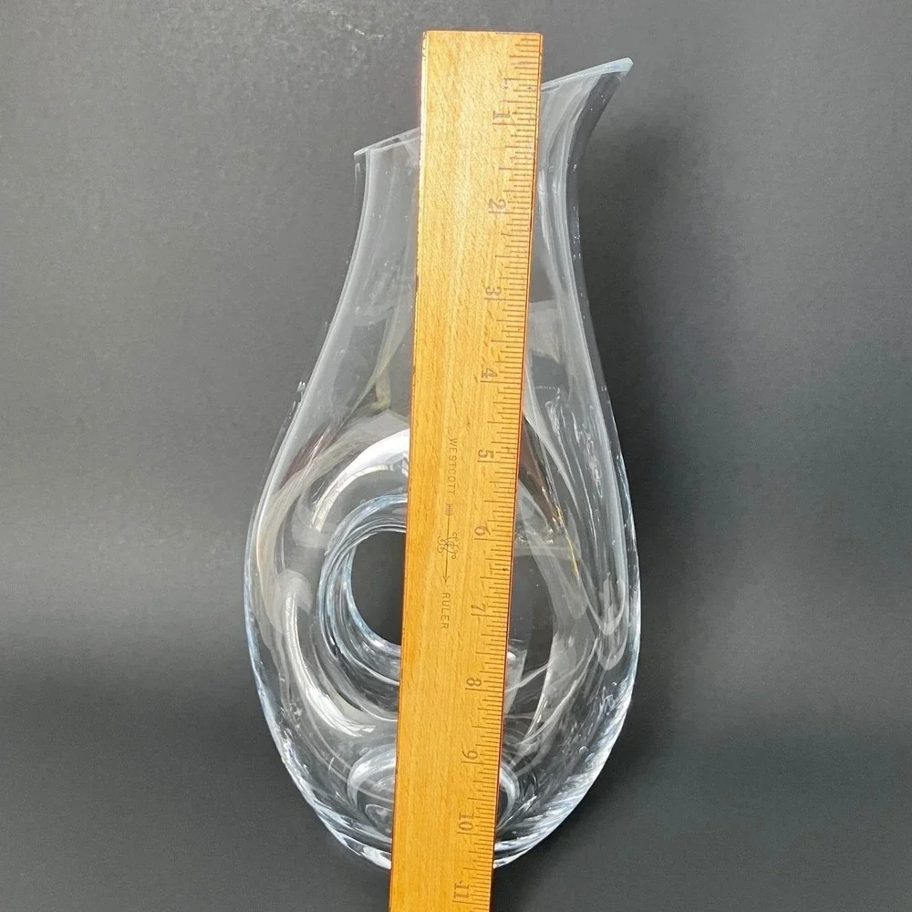 Lenox Tuscany Classics Pierced Pitcher 48 Oz Clear Crystal Glass Decanter Carafe